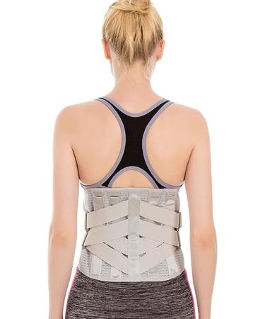 Back Bandage for Men & Women - Adjustable Compression Waist Belt for Herniated Disc & Sciatica Pain Relief - Dual Support & Comfort - Buy Online on GoSupps.com