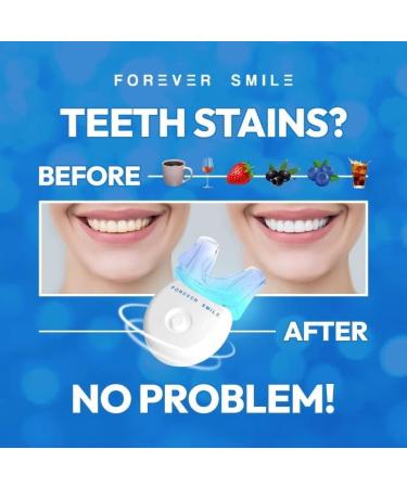 Forever Smile 5X LED Teeth Whitening Kit for Sensitive Teeth - Complete At-Home Whitening Solution - Buy Online on GoSupps.com