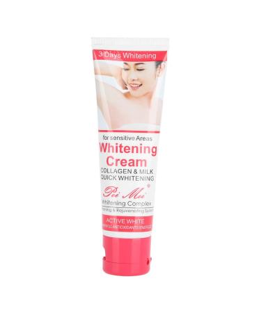 Underarm Skin Whitening Cream Skin Lightening Bleaching Cream for Underarms Intimate Regions Dark Skin Body Care Essence Melanin Removal Lightening Cream for Knees& Elbows & Leg