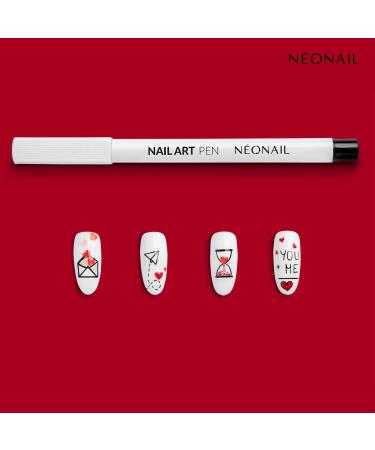 Neonail Nail Art Pen 0.1mm - Gel Nail Design & Manicure Accessories - Premium Black Nail Polish Pen for Creative Nail Art - Buy Online on GoSupps.com