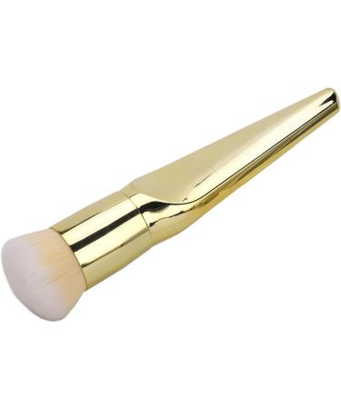 Makeup Brush Metal Comfortable Cosmetic Powder Brush No Tracing Gold for Party for - Buy Online on GoSupps.com