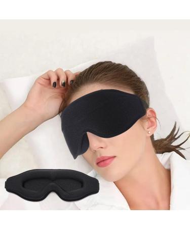 3D Contoured Eye Mask for Lash Extensions | Deep Pockets Design | Soft Memory Foam | Adjustable Headband Strap | Black - Buy Online on GoSupps.com