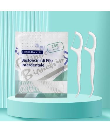 150 Pieces of Dental Floss by Filippo Bianchini | Family-Friendly Dental Care - Buy Online on GoSupps.com