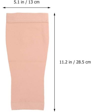 Healifty Women's Footless Compression Stockings - Beige Leg Sleeves for Sports & Wade Protection - Optimal Comfort & Support - Buy Online on GoSupps.com