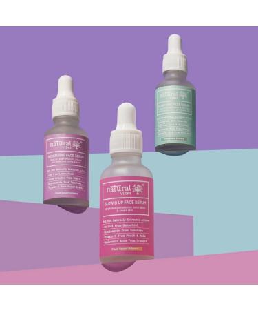Natural Vibes Glow 'd Up Face Serum | With 100% Plant Based Niacinamide Vitamin C Retinol & Hyaluronic Acid | For Clear Bright Skin | Glow | Hydrate | Anti Ageing | 30 ml | For Men & Women - Buy Online on GoSupps.com