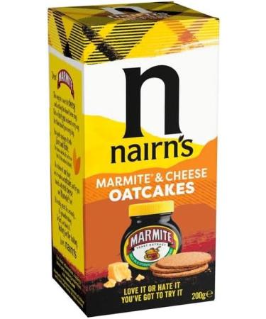 Marmite & Cheese Oatcakes 200g x2 | deliciously iconic flavours of Marmite and cheese - Buy Online on GoSupps.com