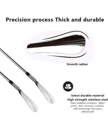 Kangwell Long Handled Stainless Steel Shoe Horn - Extended Reach Assist for Men, Women, and Kids - Sock Remover for Elderly and Disabled - Buy Online on GoSupps.com