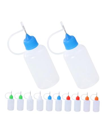 MAGICLULU 25pi ces Flacon Applicateur avec Embout Aiguille pour Usage Quotidien Flacon Embout R utilisable pour Colle Adapt aux Projets de Bricolage et Loisirs Cr atifs
