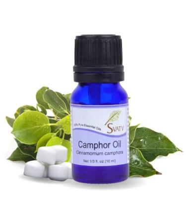 SVATV essential apricot oil nuclear oil for natural yoga massage therapeutic quality and freshener diffuser aromatherapy DIY body care-10 ml camphor