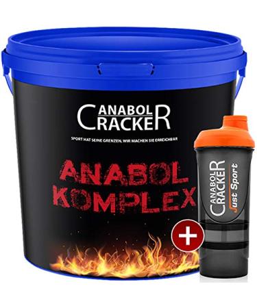 Anabol Complex Whey Protein Shake Vanilla or Banana 2.27Kg Bucket Protein Powder Glutamine Whey + Shaker (Vanilla)