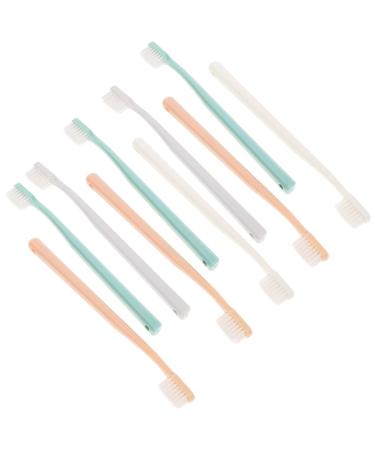 JECOMPRIS 10S Soft to Toothbrush Servant toothbrushes for on the way travel toothbrush travel teeth compact toothbrushes for adults disposable manual cleaning brush