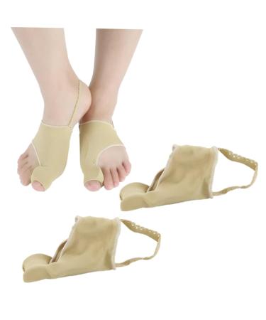 NOLITOY Bunion Separator & Cushion for Women - Protect & Relieve Bunion Pain - Thin Bunion Splint & Hammer Toe Straighteners - Enhanced Edition Beige - Buy Online on GoSupps.com