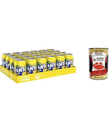  Italian Gourmet E.R. 48 x Fanta Lemon 330 ml + Italian gourmet pulp 400 g - Buy Online on GoSupps.com