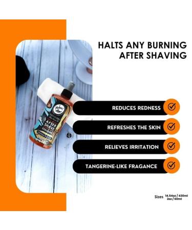 Rolda Sunshine After Shave Tonic Cologne Spray For Men - Post Shave Tonic Calms Irritation Helps Heal & Clean Shaved Areas Refreshing Masculine Fragrance (14.54oz | 430ml) - Buy Online on GoSupps.com
