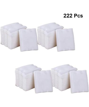 Minkissy Cotton Pads - Makeup Remover Squares for Baby & Cosmetic Use | 222 Soft Vlies Cushions - Buy Online on GoSupps.com