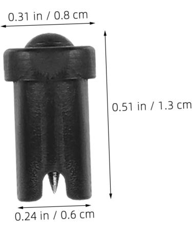  Healeved Healeved 60 Pieces Eyelash Bottle Needles Blocking Nozzles for Eyelash Extension Bottles Replaceable Needles for Eyelash Glue Bottles Black - Buy Online on GoSupps.com