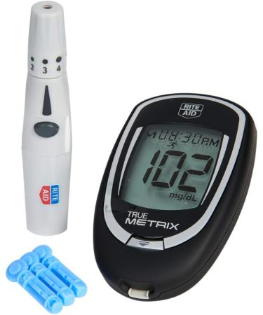 Rite Aid True Metrix Self Monitoring Blood Glucose Meter - Accurate & Reliable Diabetes Care | Fast International Shipping - Buy Online on GoSupps.com