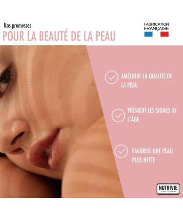 Super-Gummies Belle Peau - With Hyaluronic Acid & Nettle - Promotes Sharper Skin - 100% French & Organic Plants - 1 Month Cure - 60 gummies - Made in France Nutrivie - Buy Online on GoSupps.com