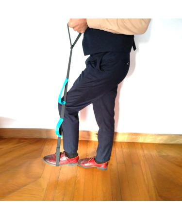 Alnicov 2Pcs Multi-Loop Leg Lifter Strap (41 Inches) - Rigid for Getting in and Out of BedCouchCar and Wheelchair - Hip and Knee Surgery Recovery Kit with Hand Grips - Buy Online on GoSupps.com