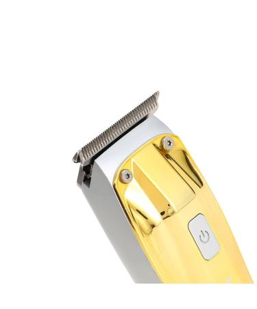 Buy Gold Hair Clippers with LCD Display - Electric Pusher & Scissors for Barbers | International Shipping - Buy Online on GoSupps.com