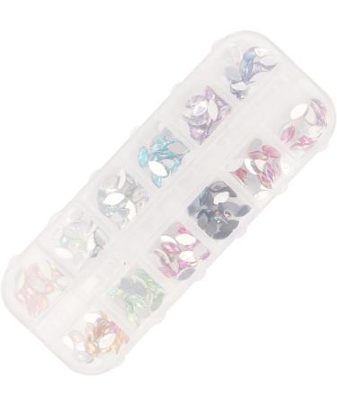 Flat Nail Stickers With Diamonds 2 Boxes Nail Rhinestones Flat Back Assorted Bright Colors Sparkling Widely Used Nail Art Stones for Manicure DIY Makeup - Buy Online on GoSupps.com