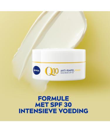 Beiersdorf AG NIVEA Q10 POWER AntiWrinkle Day Cream Face All skin types SPF 30 Cream with Q10 and Creatine Collagen Booster Face care 50 ml - Buy Online on GoSupps.com