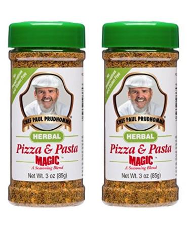 Chef Paul Prudhommes Herbal Pizza and Pasta Magic Seasoning Blend 3.0 OZ. (Pack of 2) - Buy Online on GoSupps.com