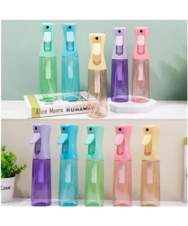 Hairdressing Spray Bottle - Fine Continuous Refillable Mist Water Sprayer 200ml Green | Portable Makeup Tool for Travel - Buy Online on GoSupps.com