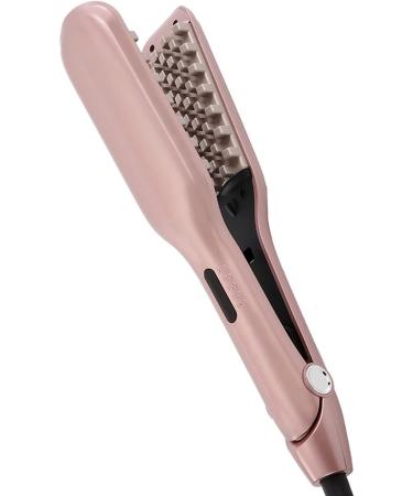 Professional 2 Ceramic Hair Crimper Iron - Pink Black | Salon Quality - Buy Online on GoSupps.com