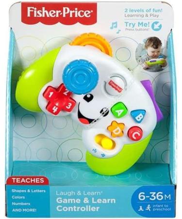 Fisher-Price Pretend Video Game Controller Baby Toy | Music, Lights & Learning Songs | Fine Motor Skills Development - Buy Online on GoSupps.com