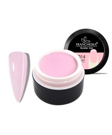 Builder Gel for Nails Pink Builder Base Gel Nail Gel for for Extending & Broken Nails Repair Strengthen Nail Gel for Nail Art Manicure Light Pink