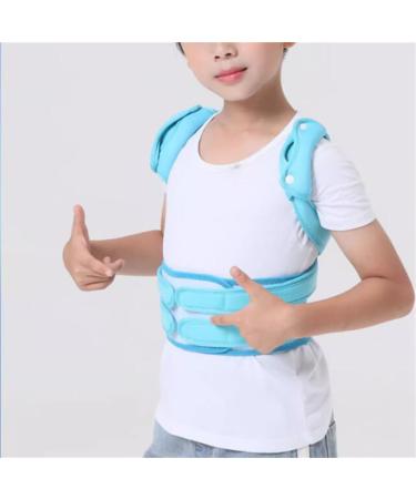 DFHBFG Sitting Posture Correction with Hunchback Orthotics Correction of Adolescent Back Strap Artifact Spinal Belt(Size:Large) Large D