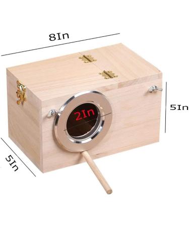 Parakeet Nesting Box - Ideal Breeding Cage for Finch, Lovebirds, Cockatiel, Budgie, Conure, and Parrot - 8'' x 5'' x 5 - Buy Online on GoSupps.com