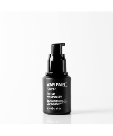 War Paint Men's Tinted Moisturiser - 5 Shades available - Makeup Crafted For Men - Cruelty Free, Vegan Products - Perfect Tone - Made in The UK (Light)