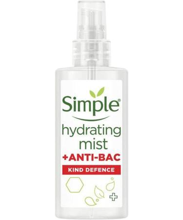 2 Pack of Simple Hydrating Mist + Anti-Bacterial Kind Defence Protect Mist 125ml - Buy Online on GoSupps.com