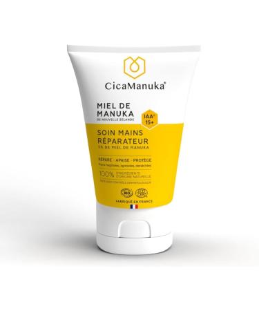  CicaManuka CicaManuka - Repairing Foot Cream with Manuka Honey IAA15+ Repairs dry damaged heels Cosmos Natural Certified 75ml & Repairing Hand Cream with Manuka Honey IAA15+ - Nourishes and moisturizes - 50ml - Buy Online on GoSupps.com