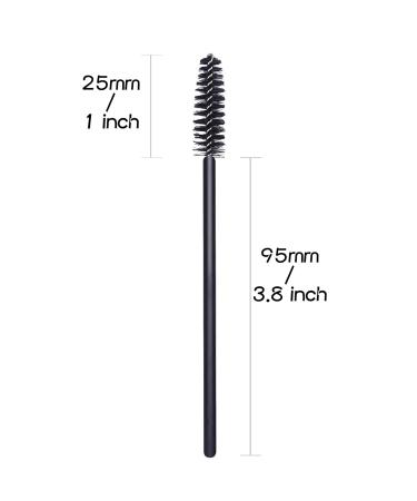100 PC Disposable Eyebrow & Eyelash Brushes - Perfect for Makeup & Extensions | International Shipping - Buy Online on GoSupps.com