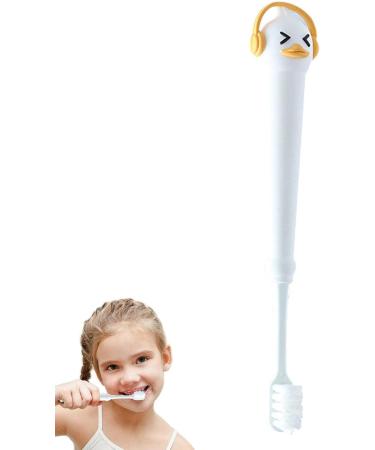 Kids Travel Toothbrush Duck Shaped Kids Toothbrush Round Anti-slip Travel Toothbrush for Kids 3-12 Years Old Generic - Buy Online on GoSupps.com