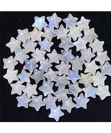 Gemstone Natural Folk Crafts Crystal Blue Moonstone Stars 10pcs for Gifts - Buy Online on GoSupps.com