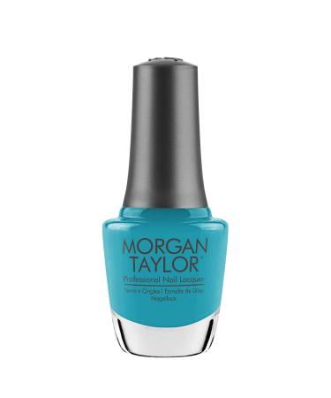 Morgan Taylor Professional Nail Lacquer Blues  Blue Nail Polish  Long Lasting Nail Lacquer  0.5 oz. No Filter Needed