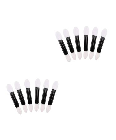 Housoutil 100 Pcs Disposable Makeup Cosmetology Kit Eye Shadow Applicator Set Double Head Lipstick Mx2pcs Whitex2pcs