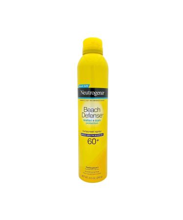 Neutrogena Beach Defense Sunscreen Spray SPF 60+ 8.5 oz 2-pack Water + Sun Protection Lightweight Fast Drying Broad-Spectrum Sun Protection Oxybenzone & Octinoxate Free - Buy Online on GoSupps.com