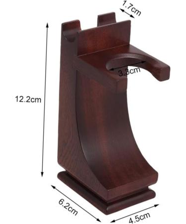 Buy MAGICLULU Razor Stand - Premium Wooden Shaving Brush Organizer & Tool Holder for Men | Stylish Shaving Stand with Bowl for Electric Shavers - Buy Online on GoSupps.com