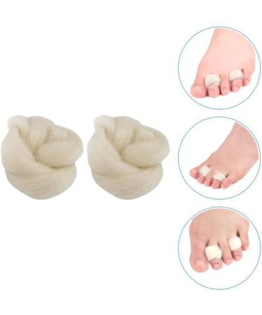 Lambs Wool Toe Spacers - 2pcs | Soft Feet Cushion & Separator - Buy Online on GoSupps.com