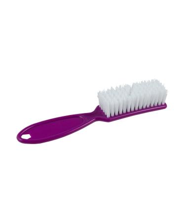 N&BF nail brush purple |Staubinsel for removing haggling in nail design |ergonomic dust brush |Dust cleaning brush for professionals & beginners |Nail studio brush