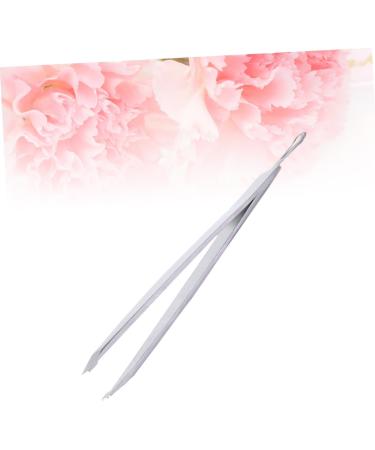 Angoily 1pc Lash Makeup Stainless Steel Eyebrow Eyebrow Clip Beauty Tools Eyebrow Trimming medium Silver - Buy Online on GoSupps.com
