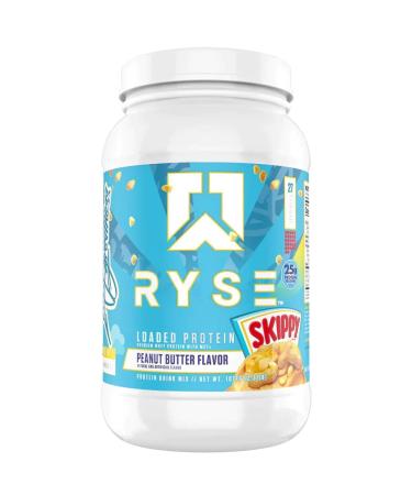 Ryse Core Series Loaded Protein | 25 Grams of Protein Per Serving | Whey Isolate & Whey Concentrate Protein Powder with Added MCTs & Fibre | 2LB 27 Servings (Peanut-Butter) Peanut Butter
