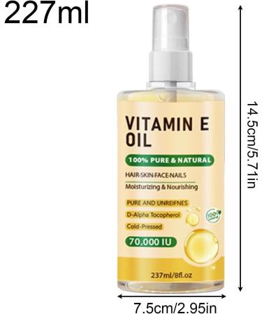  Generisch Scar Oil - 227 ml - Skin Hair & Stretch Mark Care Fluid - Natural Moisturizing Body Oil - For face impurities stomach scalp  - Buy Online on GoSupps.com