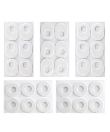 Felt Callus Pad Toe Protector: Orthopedic Corn Pads with Center Aperture 30pcs Blister Patch Bandages Adhesive Callus Stickers for Blister Prevention Recovery Remover