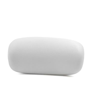 uxcell Luxurious Foam Padded Spa Bath Pillow Hot Tub Head Back Cushion 10.2 Inch x 5.3 Inch White